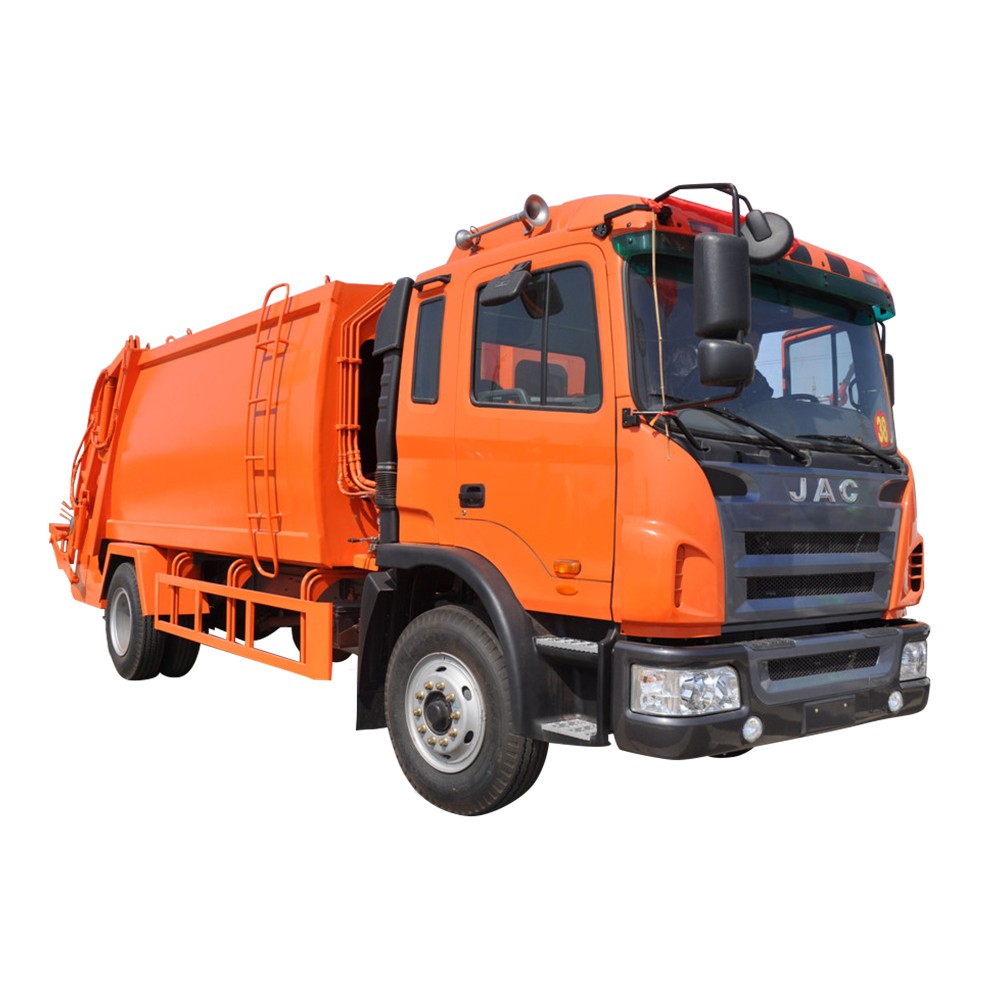 Caminhão compactador de lixo Jac de 8 toneladas