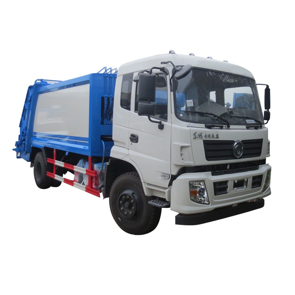 Caminhão compactador de lixo de 6 rodas 12 Cbm