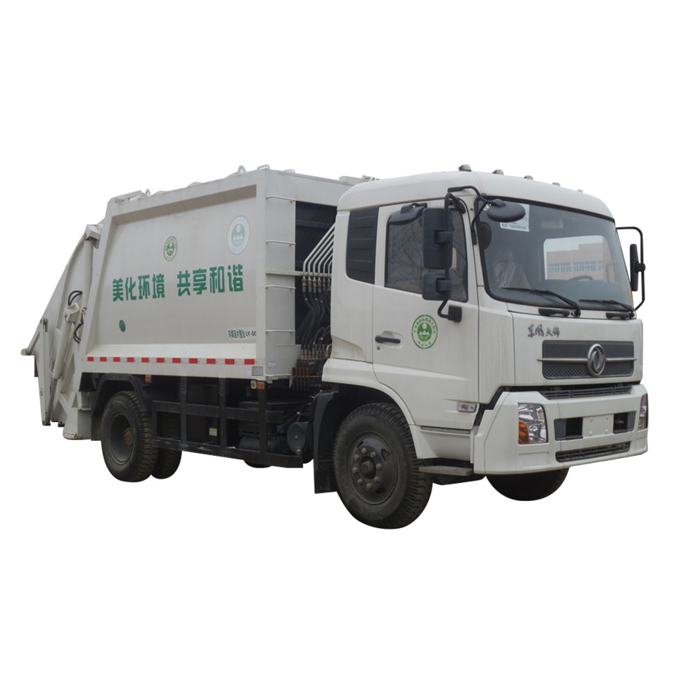 Caminhão de lixo compactador Dongfeng 10 Cbm