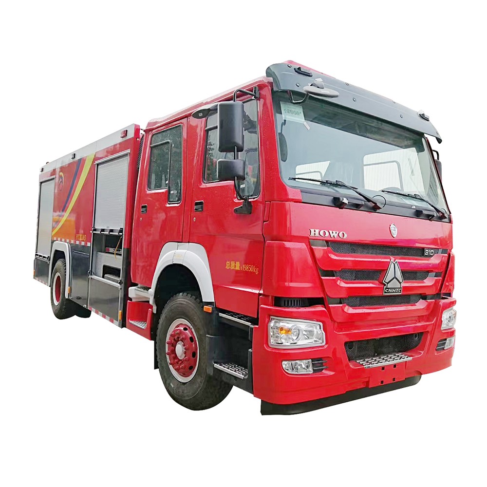 Howo 10000 litros caminhão de bombeiros tanque de água