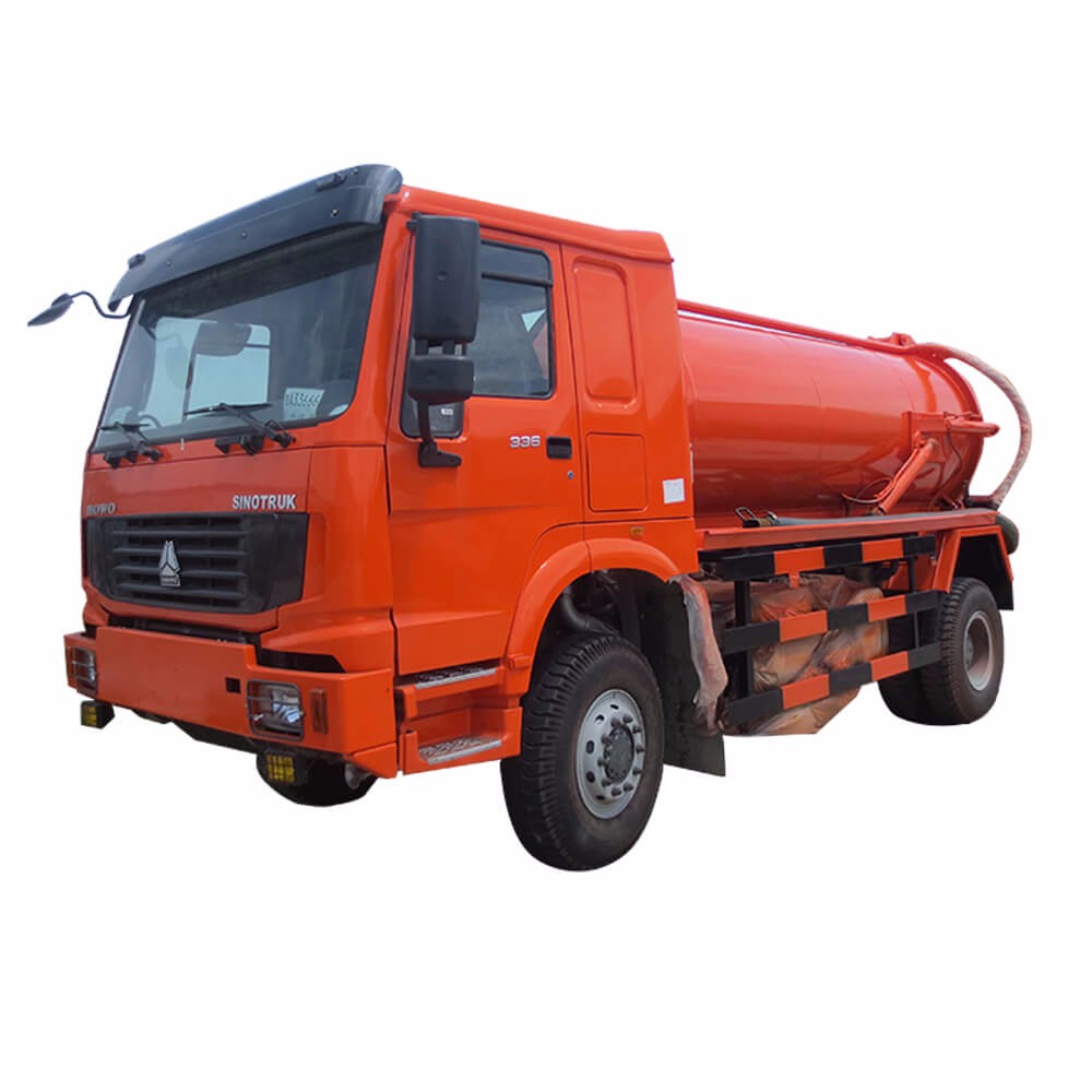 Caminhão de sucção de esgoto Howo 4 * 4